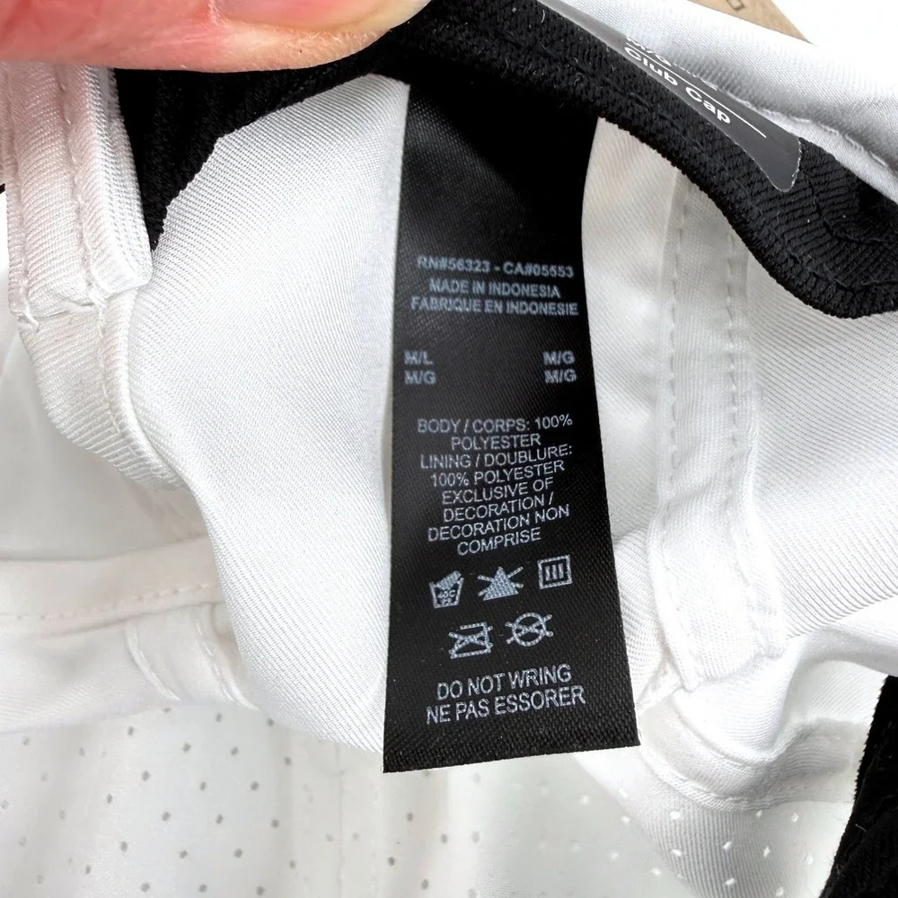 Nike Air Jordan Club Unstructured Adjustable Cap Hat White Size M/L FN4675-100